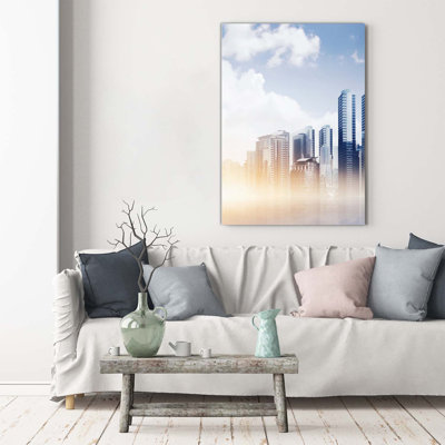 Skyscrapers - Wrapped Canvas Print