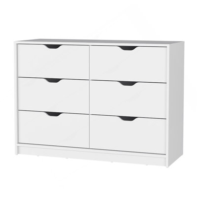 Commode blanche à 4 tiroirs