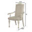 Fauteuil Ilihia blanc antique