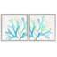 «Blue Speckled Blue Green Coral», ensemble de 2 giclées par Patricia Pinto-1735388621-1735388624