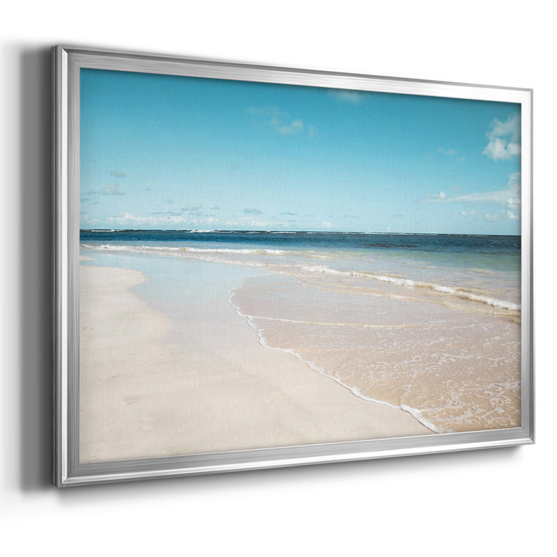 Sugar Sand Beach, reproduction d'art sur toile, H 30 po x l 44 po x P 1,5 po, Argent