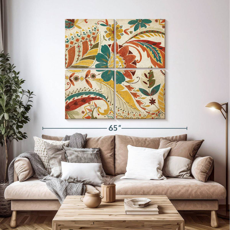 Kerner Boho Paisley Spice I, 45" H x 45" W