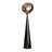 Black+Amber Iron+Acrylic Free form Floor Lamps