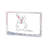 Personalized Bunny Rabbit Snow Globe Frame Gift  6" x 4"-105475554-104774453
