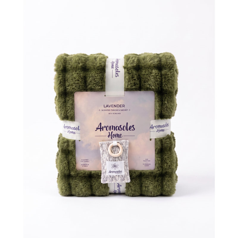 Jeté en fausse fourrure Aromaoles