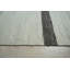Ivory Handwoven Wool Understated Bands Geometric Modern Contemporary Carpet Rug-1820188802