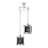 2 - Light Black Cluster Pendant