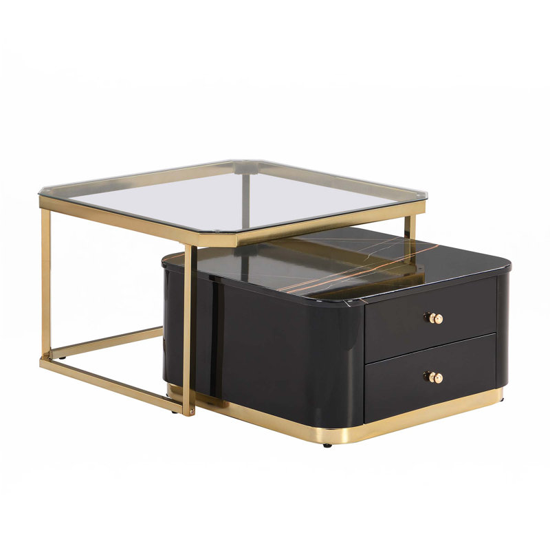 Nesting Coffee Table, Black