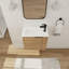 Meuble-lavabo simple 22,34 po avec plateau Kannan-1540823662