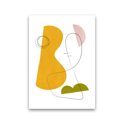 Abstraction With Grey Lines III - Print