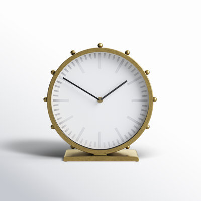 Waylon Table Clock with Studs