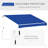 Patio Retractable Awning, Manual Exterior Sun Shade Deck Window Cover-114653749