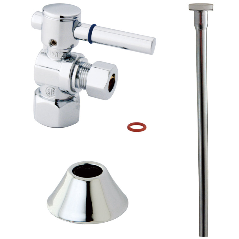 Ensemble de garniture de toilette Kingston, Chrome