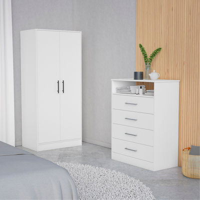 2-Piece Bedroom Set, Armoire + Dresser