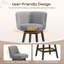 Tabouret de bar 360 ° avec structure en bois massif-390133249
