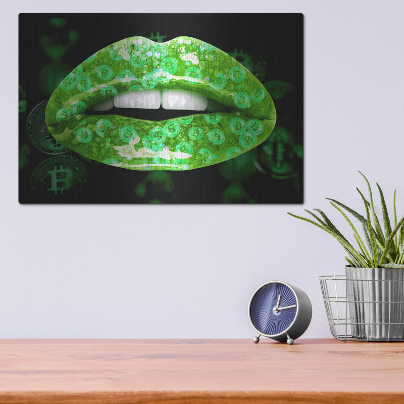 "Bitcoin Milkshake Shamrock" par Luxe, H 12 po x l 16 po