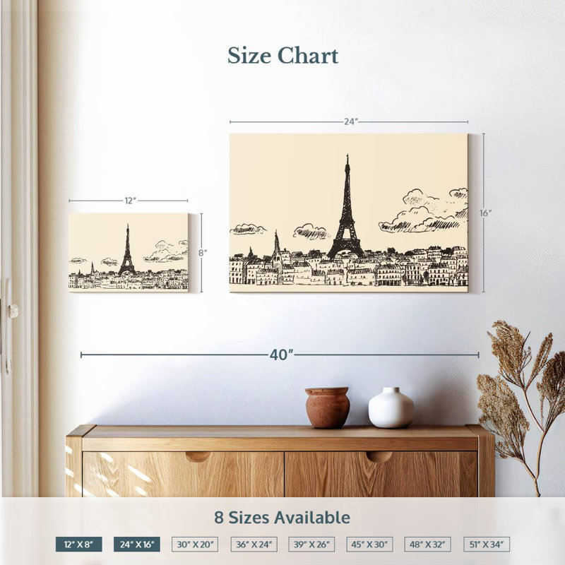 Nicci Paris Skyline Sketch