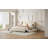 Upholstered Platform Bed With Wingback Headboard-1654800586