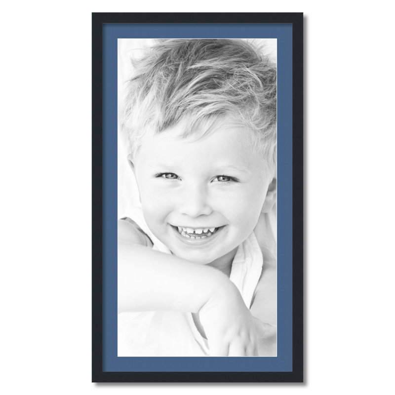 Cadre pour photo simple 18 po x 36 po en bois mat, Royal