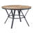 Indoor Dining Round Table With Metal Legs