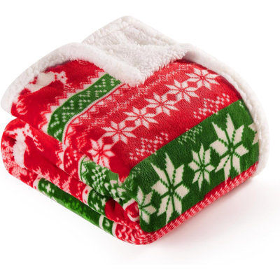 Sherpa Throw Fleece Flannel Microfiber