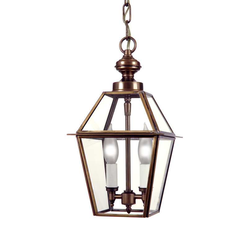 Luminaire suspendu géométrique à 2 lumières