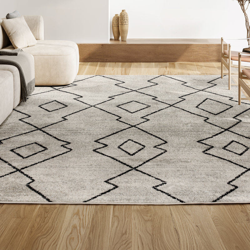 Tapis tissé à la machine Bradsher, Rectangle 7 pi 9 po x 10 pi