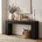 82.7” Extra Long Entryway Table, Fluted Farmhouse Console Table