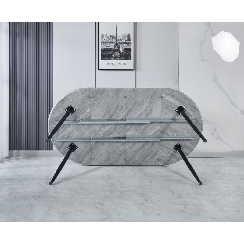 Extensible Table,DINING TABLE,OFFICE TABLE,COFFEE TABLE,Metal Leg,100/140/180X100x75cm