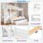 Lit superposé avec escalier de rangement, lit gigogne, tablettes de rangement, DEL et USB-917334733