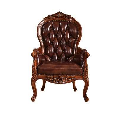 Halstad Faux Leather Armchair