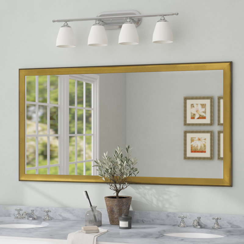 Undercliff Wood Rectangle Wall Mirror, 53.5" H x 28.5" W