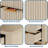 46.5" Fluted Sideboard Buffet Cabinet-1832015370