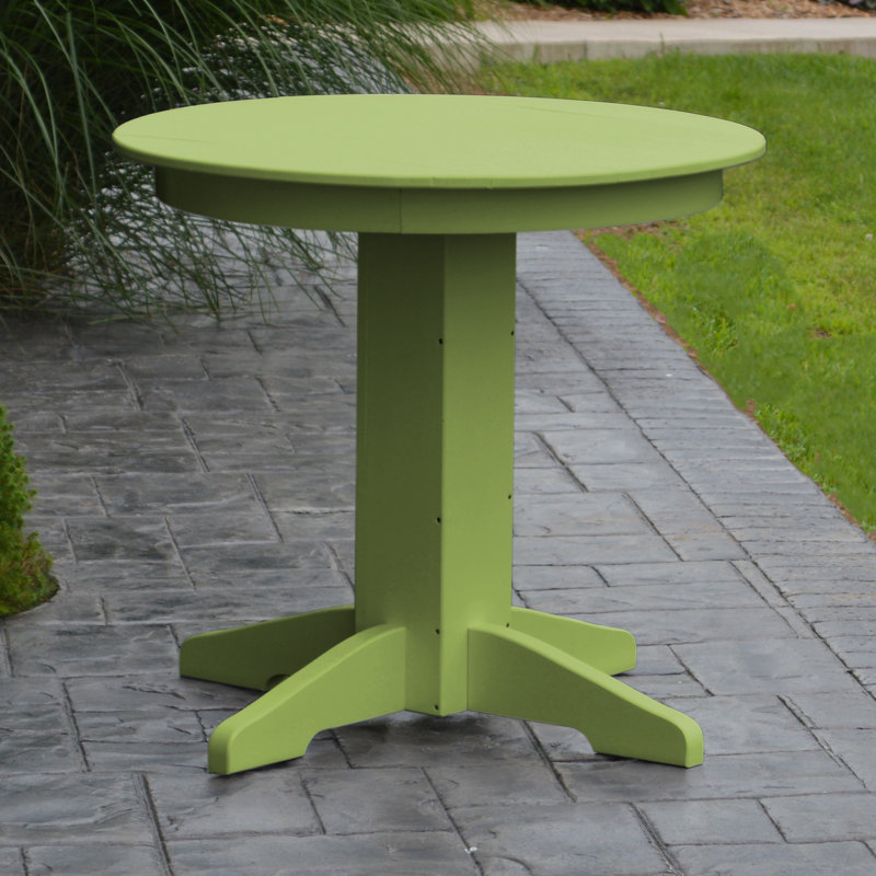 Table de salle à manger Nettie, Vert lime