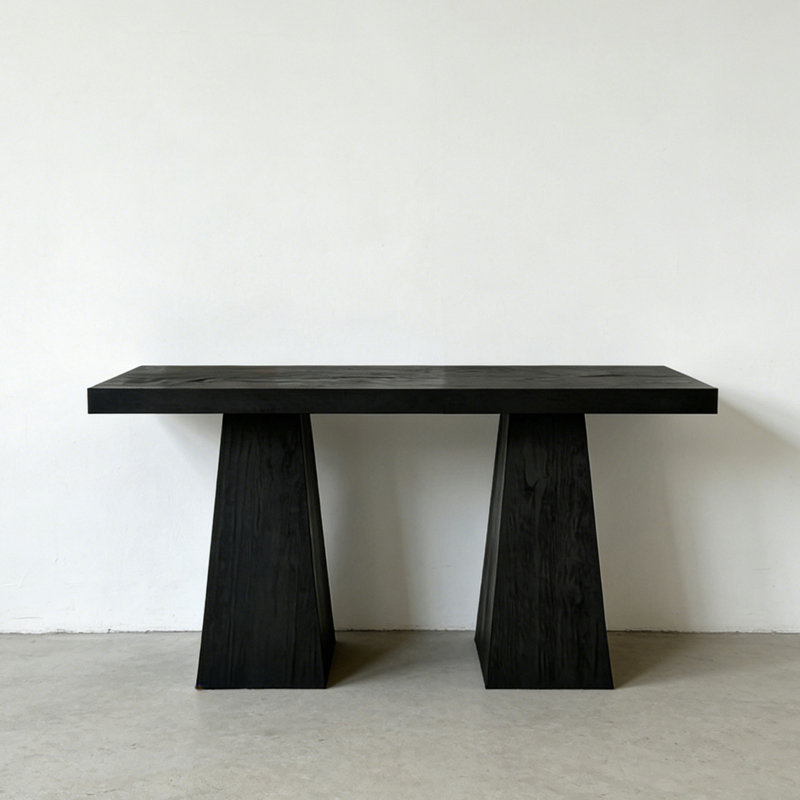 Console Retro Minimalist, H 31,5 po x l 62,99 po x P 15,75 po