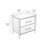Josiah Solid Wood 2 Drawers Nightstand Brown