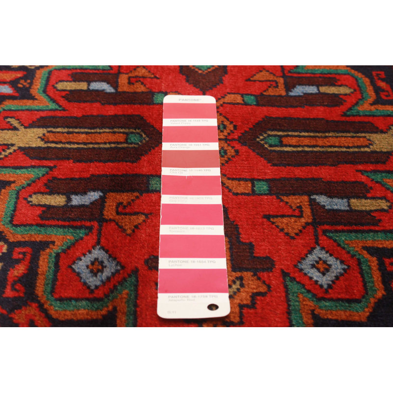 Tapis rouge Teimani 3 pi 0 po x 4 pi 10 po
