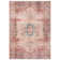 Griffey Vintage Boho Machine Washable Red/Blue Non-Slip Backing Area Rug