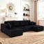Corduroy U-Shaped Sectional-422737003