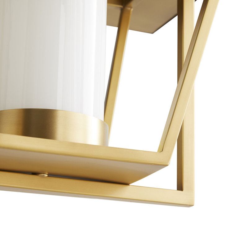 Temple 1 - Light Lantern Square Pendant, Antique Brass