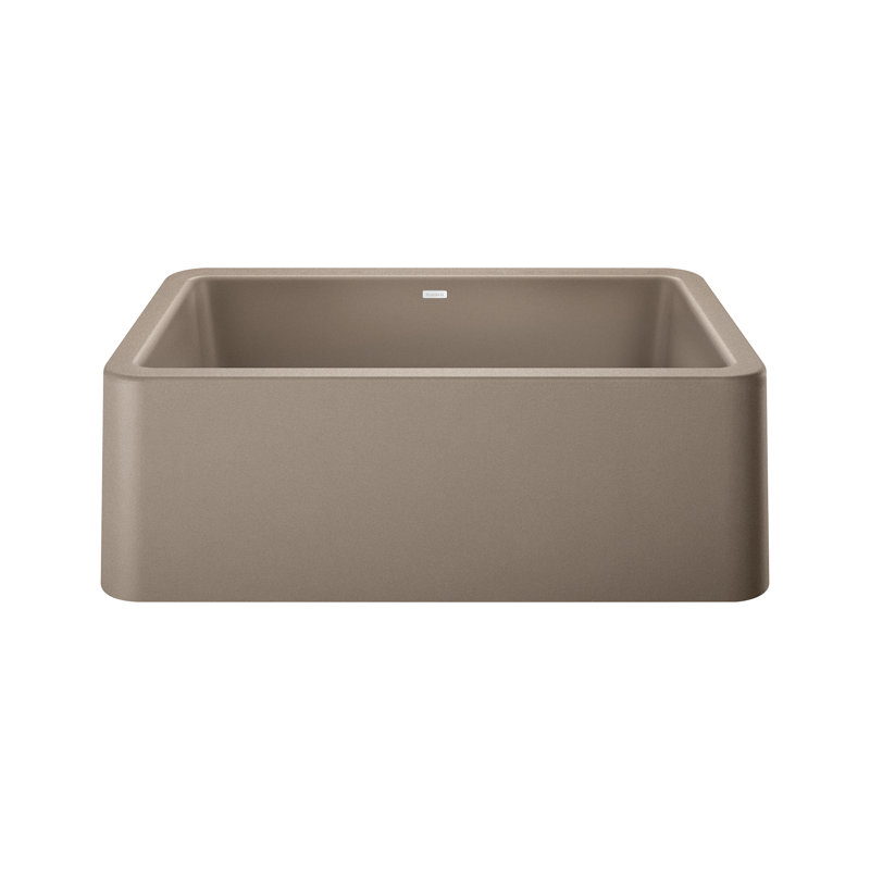 Ikon SILGRANIT 30" Single Bowl Apron-Front Farmhouse Sink - Truffle, Truffle