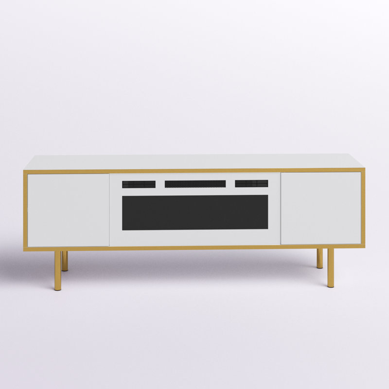 Meuble télé Goldie, Blanc