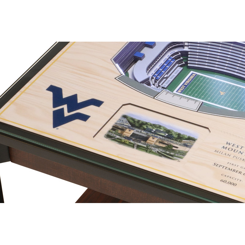 End Table, West Virginia Mountaineers
