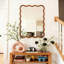 Miroir décoratif rectangulaire en bois massif ondulé, pour chambre à coucher, salle de bain, salon, vestibule-1539636810-1541886911