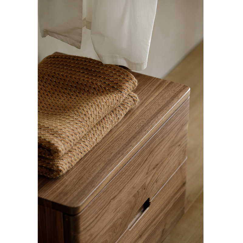 Portemanteau en bois de noyer noir