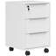 HOMCOM Modern 3-Drawer Locking File Cabinet Mobile Filing Cabinet-951440989