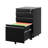 Metal 3 Drawer Office Cabinet With Lock, Black, Fully Assembled, Versatile File Storage, Elegant Design Lockable Filing Cabinet, Supplies Organization System, Structure Built