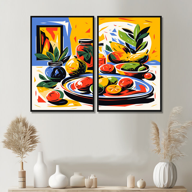 Impression sur toile Guacamole, Impression encadrée flottante, Noir, H 36 po x l 48 po