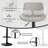 Swivel Upholstered Faux Leather Adjustable Height Counter Stool-110368784