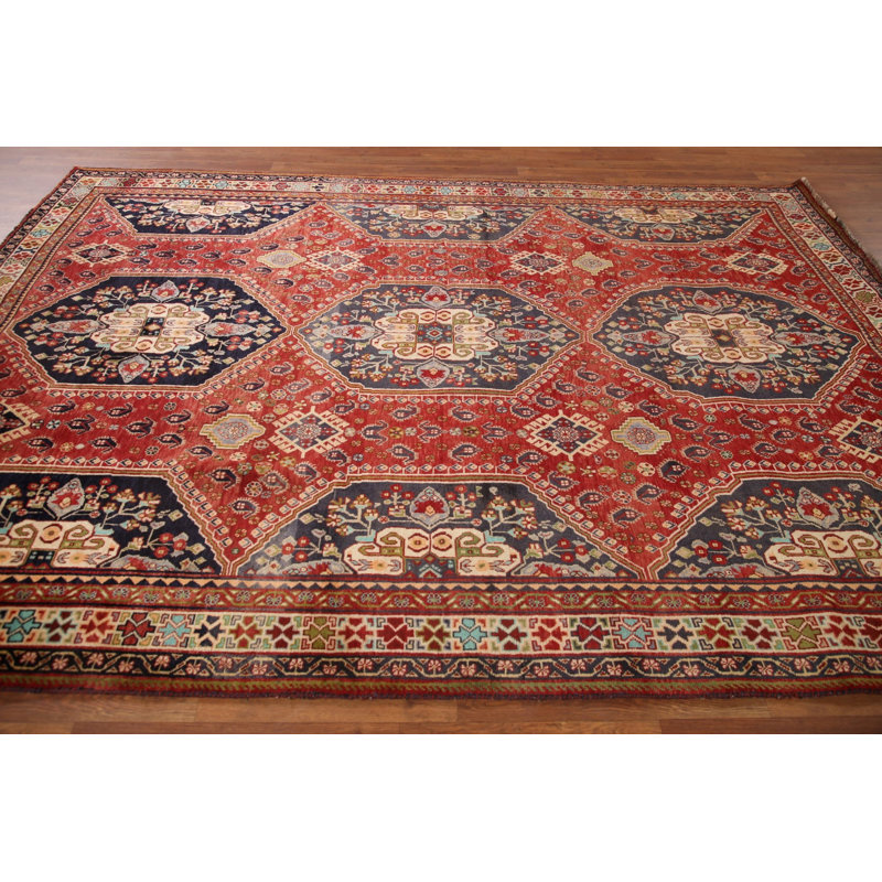 Tapis traditionnel en laine fait à la main 7 x 10